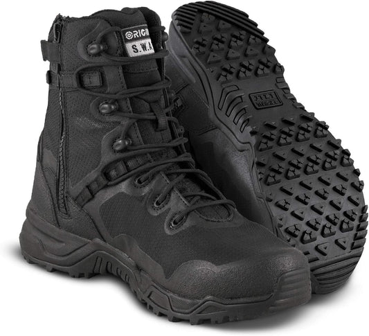 Original S.W.A.T. Alpha Fury – Bottes Unisexe avec Fermeture Éclair Latérale – 20,3 cm Ma boutique