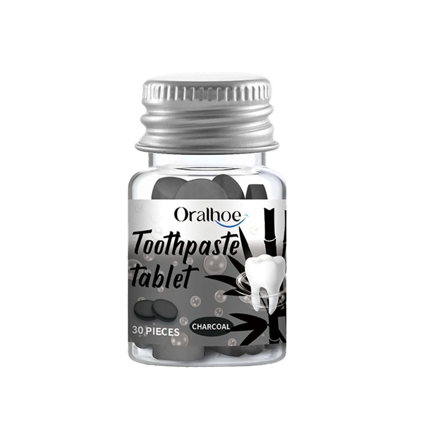 ORALHOE Tablettes de Dentifrice Solides pour un Nettoyage Profond des Dents - Soin Buccal, Élimination du Jaunissement et de la Saleté, Pratiques et Portables - BLACKBEARD OUTDOOR INDUSTRIES