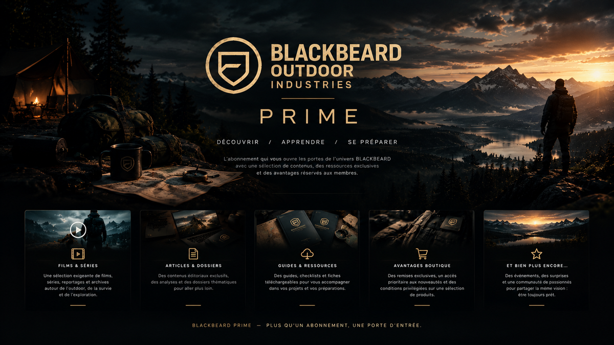BLACKBEARD PRIME – Abonnement mensuel