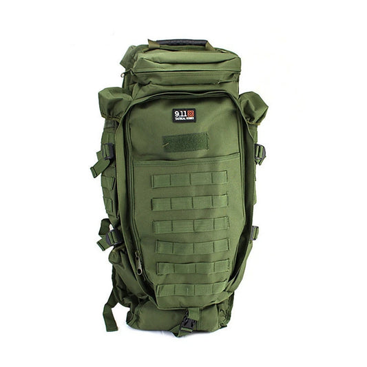 Sac à dos Tactique MOLLE 60L – Nylon Imperméable, Transport 2 Fusils, Chasse & Randonnée