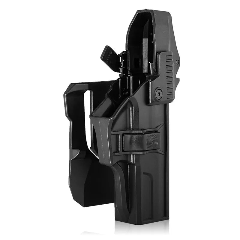 Holster Tactique SP2022 – Cuisse Drop Leg, Ceinture, Paddle ou Poitrine | Main Droite | PVC & Acier - BLACKBEARD OUTDOOR INDUSTRIES