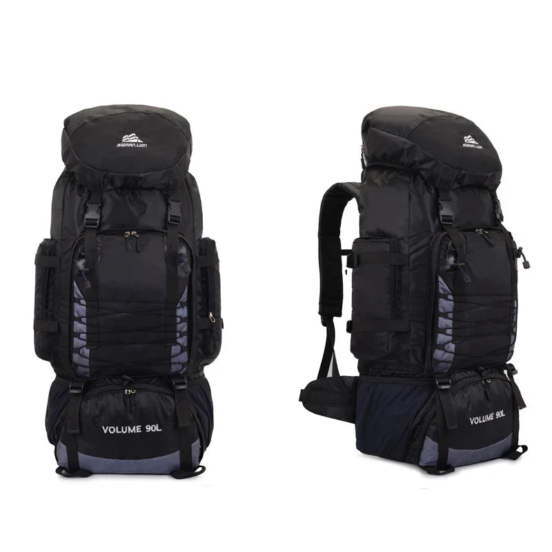 Sac à Dos de Randonnée 90L – Grand Format Résistant & Multifonction - BLACKBEARD OUTDOOR INDUSTRIES