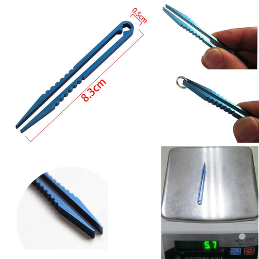 Pince à Épiler en Titane Anti-Rouille – Outil de Secours Outdoor EDC - BLACKBEARD OUTDOOR INDUSTRIES