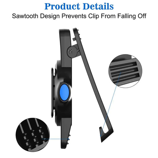Clip Ceinture Universel Quick Release – Support Smartphone et Radio À Décrochage Rapide, Vertical ou Horizontal