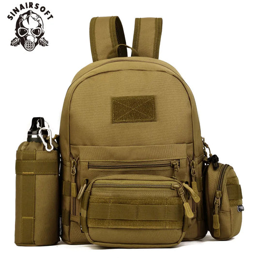 Mini Sac à Dos Tactique 10L MOLLE – Nylon Anti-Déchirure, 32x24x13cm | Airsoft, Camping, Randonnée