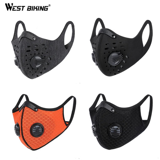 WEST BIKING Masque de Cyclisme Anti-Pollution avec Filtre à Charbon Actif PM2.5 – Protection Confortable et Respirante pour Tous Vos Sports Outdoor - BLACKBEARD OUTDOOR INDUSTRIES