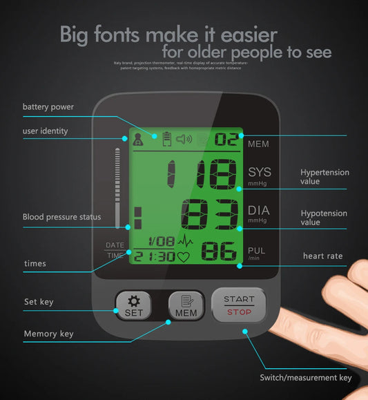 KIUZOU Tensiomètre Automatique Bras Supérieur – Modèle B1683 Ma boutique