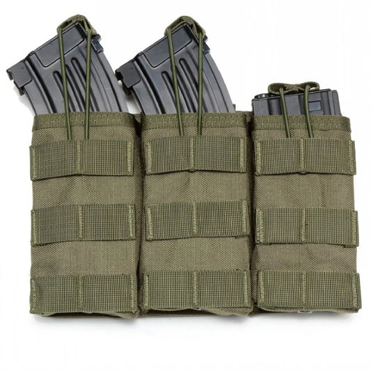 Tactical MOLLE Double/Triple Magazine Pouch pour AK, AR, M4, AR15 – Pour Pistolet et Fusil - BLACKBEARD OUTDOOR INDUSTRIES