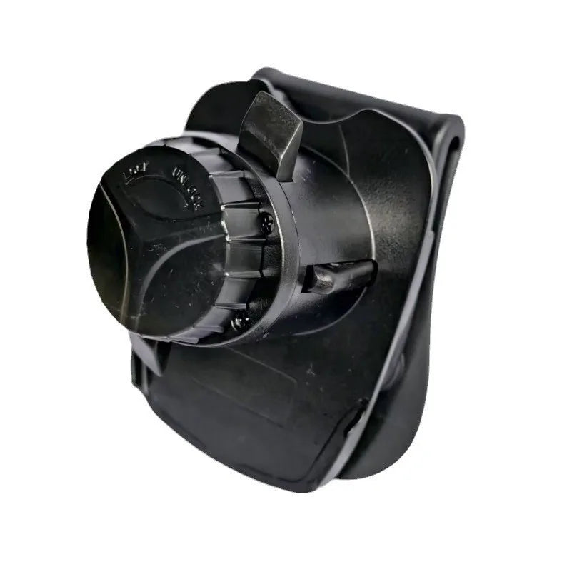 Porte-Menottes Universel Open Top Polymère – Verrou Sécurité + Clip Réglable 60° | S&W, ASP, CTS | 2 Types - BLACKBEARD OUTDOOR INDUSTRIES