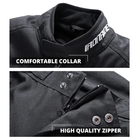 Motorcycle Jacket Waterproof Motorcross Jacket Pants Moto Jacket Windproof Riding Motorbike Clothes With Protective Gear M-3XL BLACKBEARD OUTDOOR INDUSTRIES