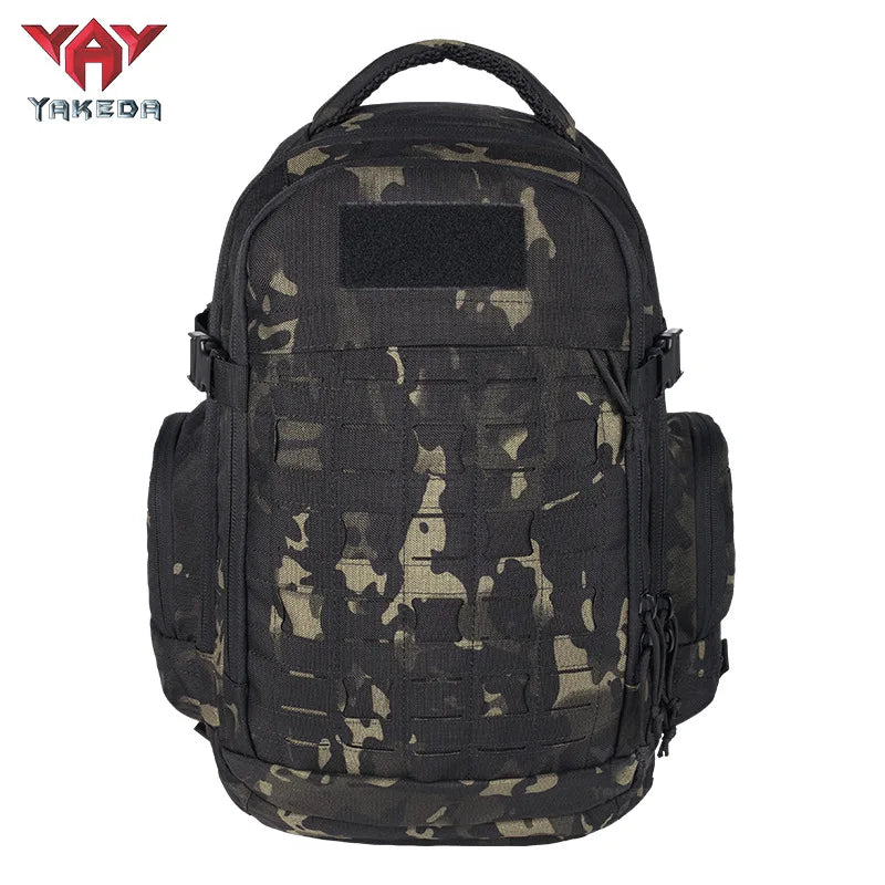 Sac à Dos Tactique YAKEDA – Randonnée, Trekking, Montagne, Camping Camouflage 600D Molle - BLACKBEARD OUTDOOR INDUSTRIES