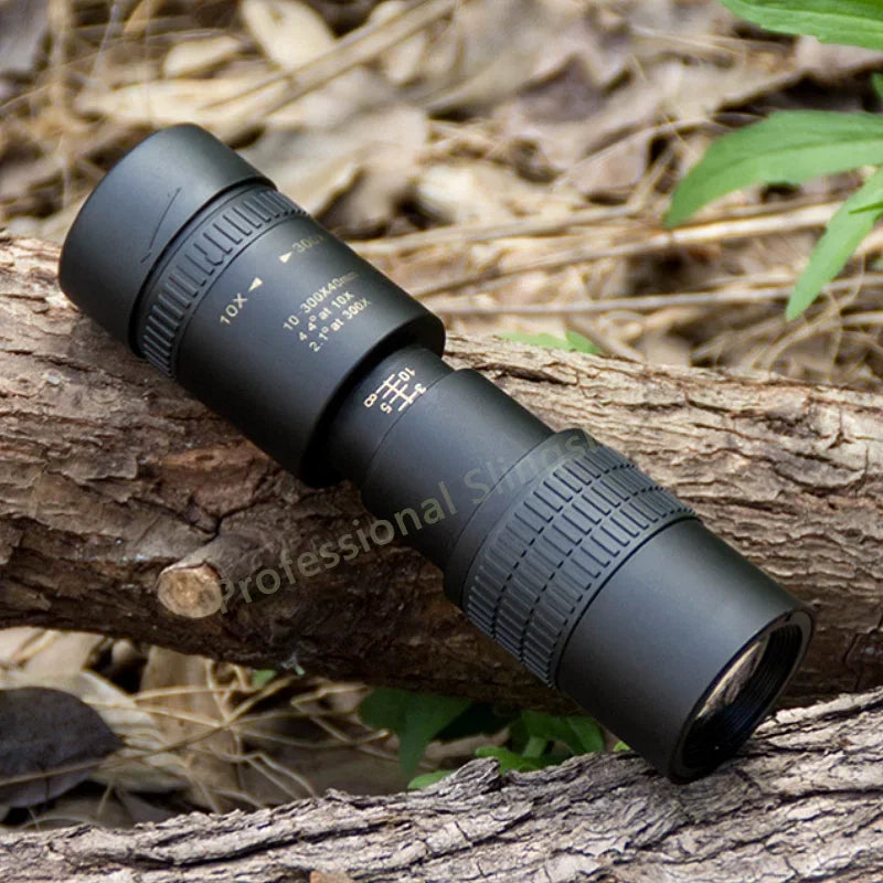 Monoculaire Télescopique 10-300x Zoom HD – Prisme BAK-4, Revêtement FMC, Objectif 40mm, IPX4