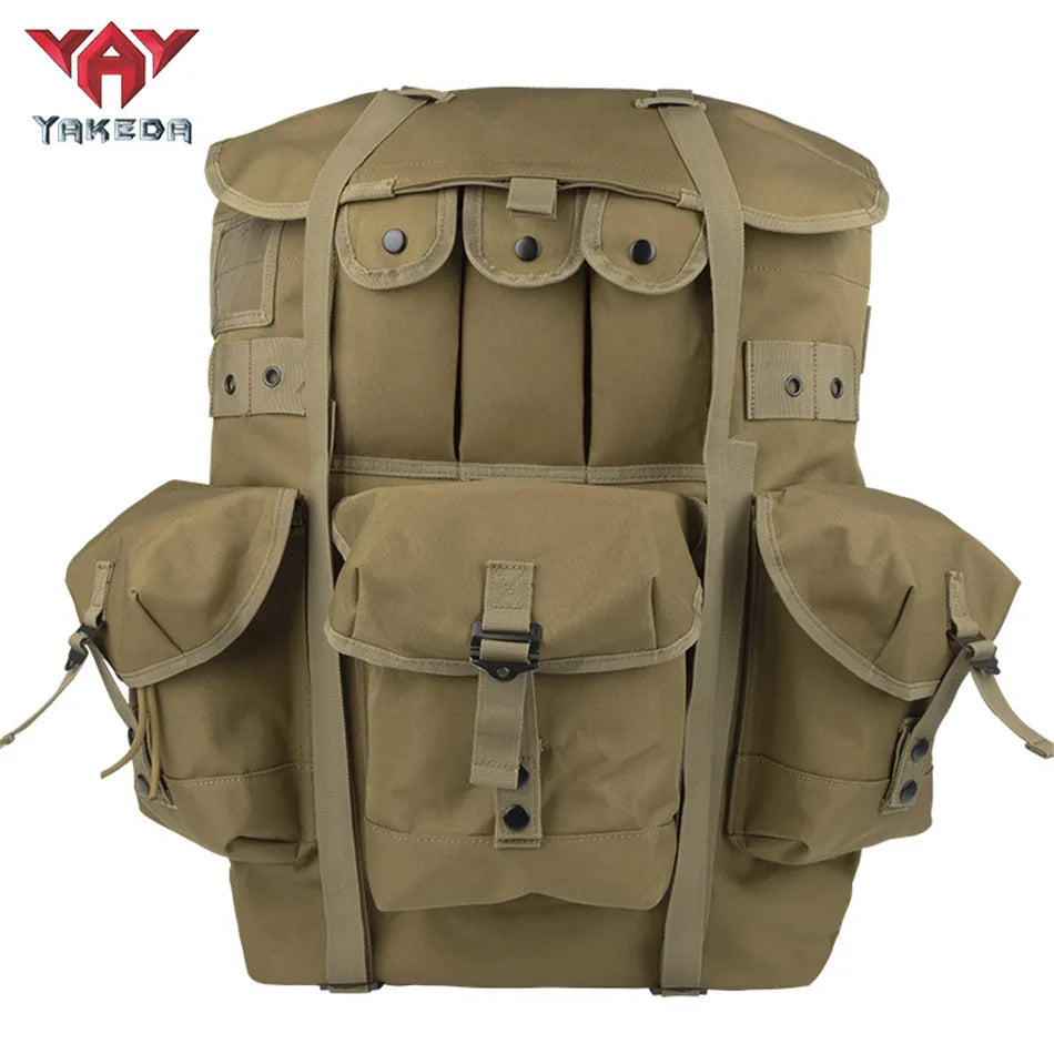 Sac à Dos Tactique YAKEDA 600D – Grande Capacité avec Cadre en Fer, Résistant et Polyvalent - BLACKBEARD OUTDOOR INDUSTRIES