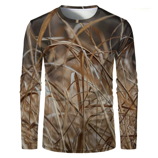 T-Shirt Camouflage Homme Manches Longues – Séchage Rapide, Pêche Chasse Randonnée | S-5XL - BLACKBEARD OUTDOOR INDUSTRIES