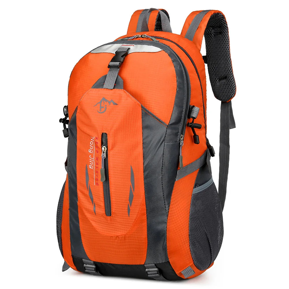 Sac à Dos Randonnée 40L Imperméable Léger – Nylon, Bretelles Respirantes | Trekking, Camping, Voyage