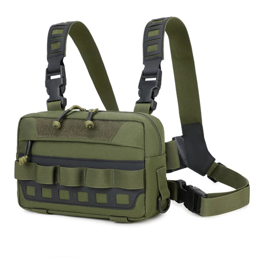 Sac tactique compact à porter sur la poitrine – Unisex, avec multiples poches pour un rangement sécurisé des équipements, accessoires et essentiels - BLACKBEARD OUTDOOR INDUSTRIES