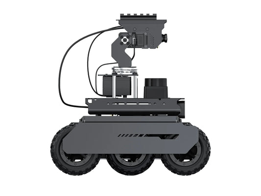 UGV Rover ROS2 Waveshare — Robot IA 6 Roues 4WD Tout Métal — Police, Déminage, Sauvetage, Militaire & R&D - BLACKBEARD OUTDOOR INDUSTRIES