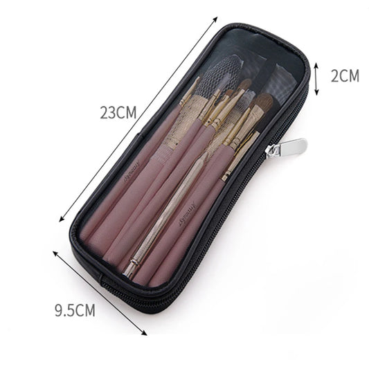 Trousse de Maquillage Transparente avec Fermeture Éclair – Organisateur Compact de Voyage pour Femmes - BLACKBEARD OUTDOOR INDUSTRIES
