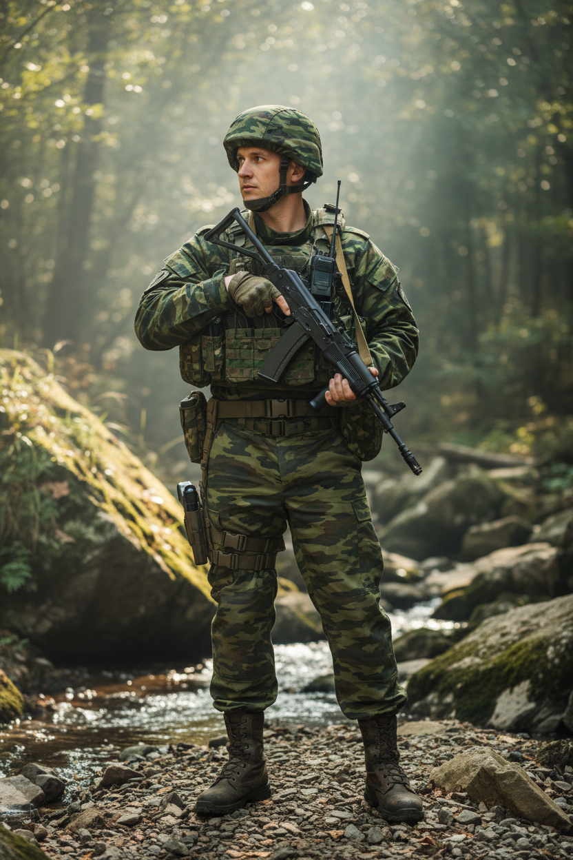 Tenue camouflage russe Flora 97 veste pantalon - BLACKBEARD OUTDOOR INDUSTRIES