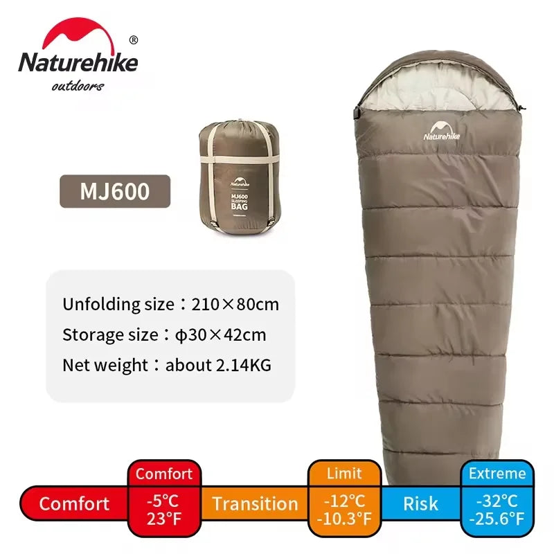 Sac de couchage sarcophage MJ300 et MJ600 – Camping et bivouac