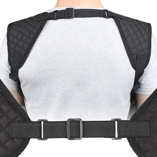 Holster Tactique à Port Discret avec Double Magasin - Pochette Sous-armé pour Pistolet - Accessoire de Tir et de Chasse BLACKBEARD OUTDOOR INDUSTRIES