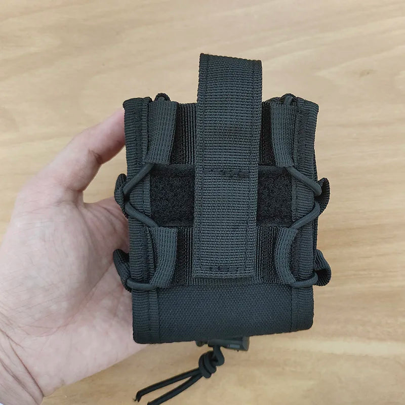 Pochette Tactique pour Menottes Ouvertes avec Clip et Sangle – Étui de Ceinture pour Menottes Asp, Menottes à Charnière, Menottes à Chaîne et Menottes Rigides Pliantes - BLACKBEARD OUTDOOR INDUSTRIES