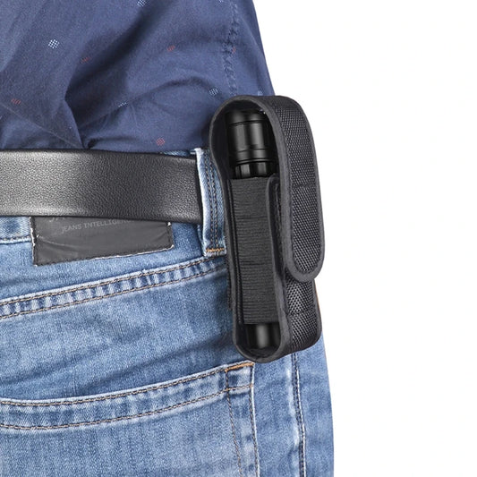 Pochette porte-lampe torche à la ceinture en nylon