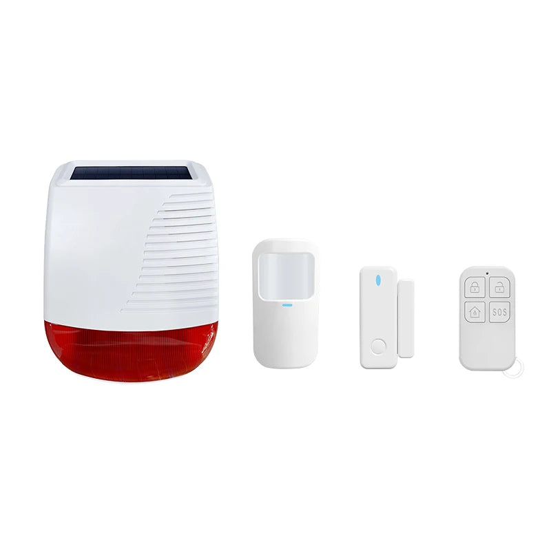 Sirène Solaire Extérieure Sans Fil 433MHz — Alarme Stroboscopique Étanche 110dB - BLACKBEARD OUTDOOR INDUSTRIES