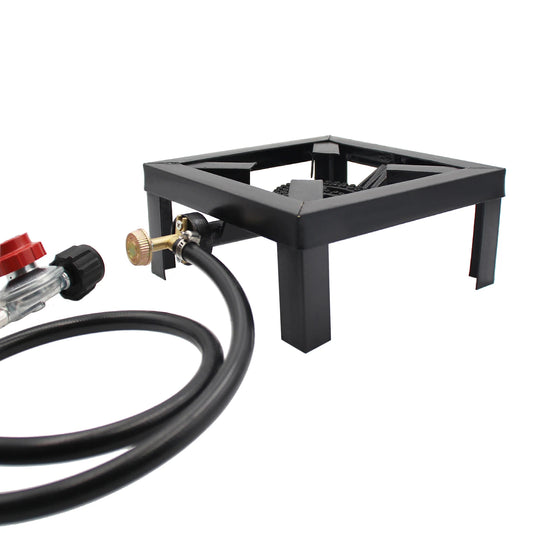 Réchaud à Gaz en Fonte 8KW – Brûleur LPG Puissant pour Cuisine Extérieure - BLACKBEARD OUTDOOR INDUSTRIES