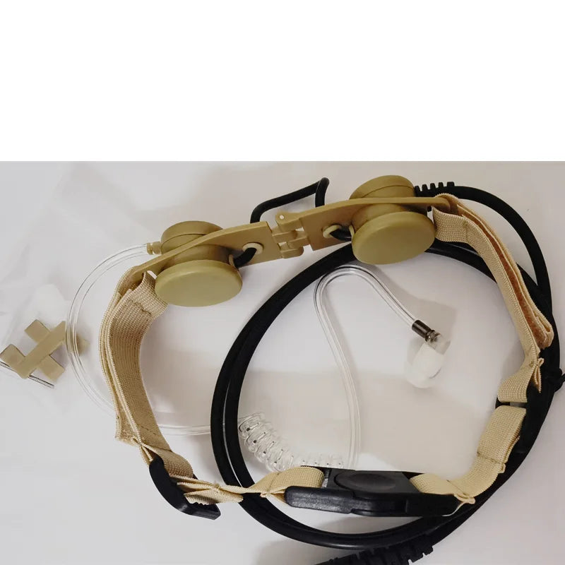 Micro-casque Z-Tac Throat Mic – Laryngophone, Acoustique Discrète, CS / Radio / Surveillance - BLACKBEARD OUTDOOR INDUSTRIES