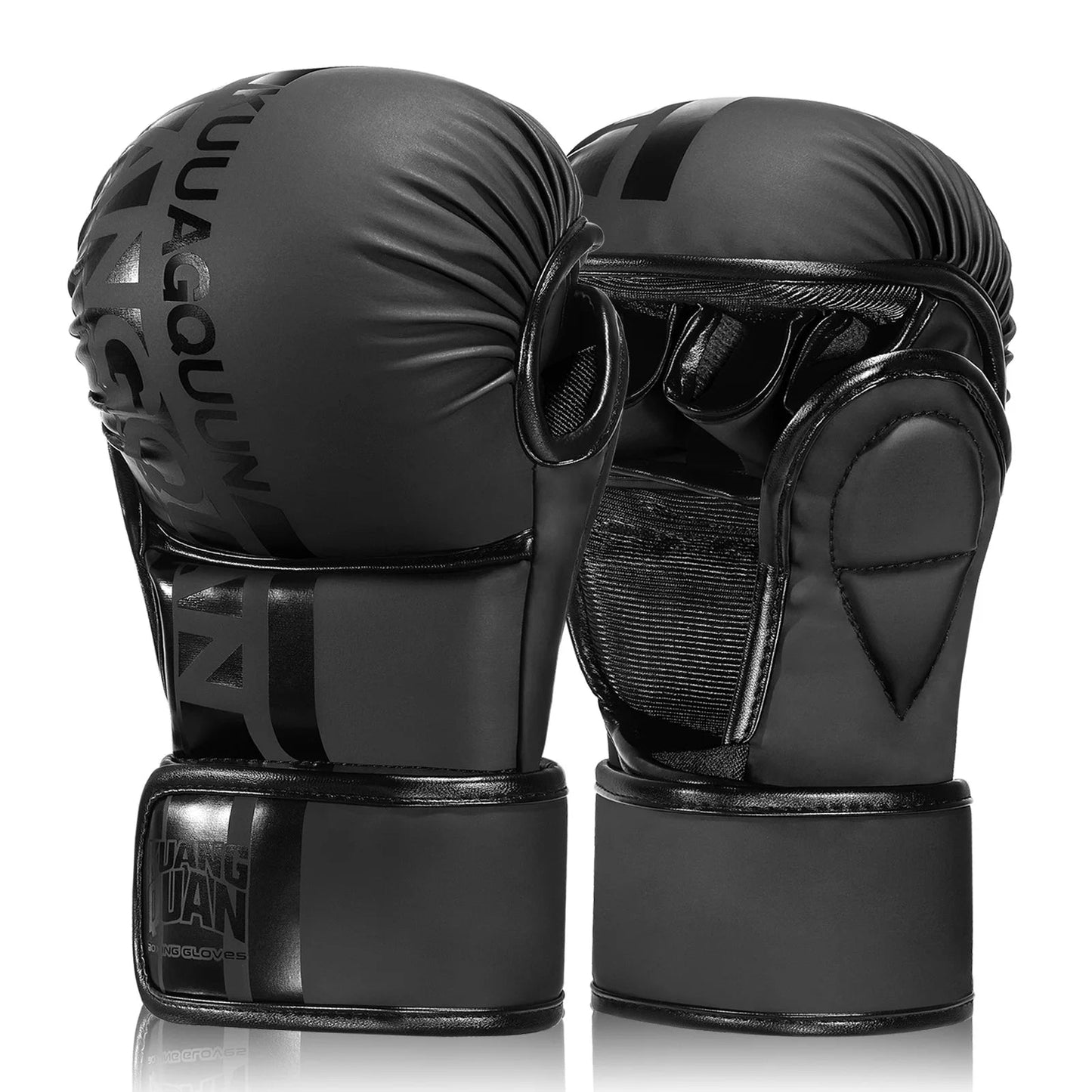 Gants MMA à Paume Ouverte pour Sparring & Grappling – Pour Hommes et Femmes, Sports de Combat, MMA, Boxe, Muay Thai, Kickboxing BLACKBEARD OUTDOOR INDUSTRIES