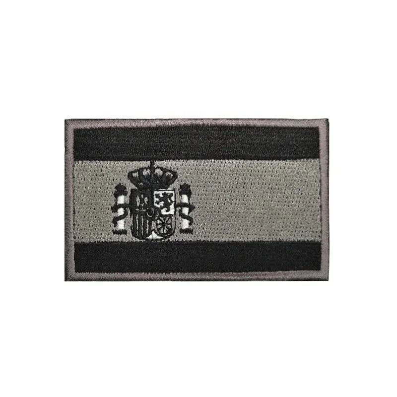 Patch Brodé Drapeau Espagnol – Patch Velcro 3D Écologique, Idéal pour Vêtements, Sacs, Accessoires et DIY - BLACKBEARD OUTDOOR INDUSTRIES