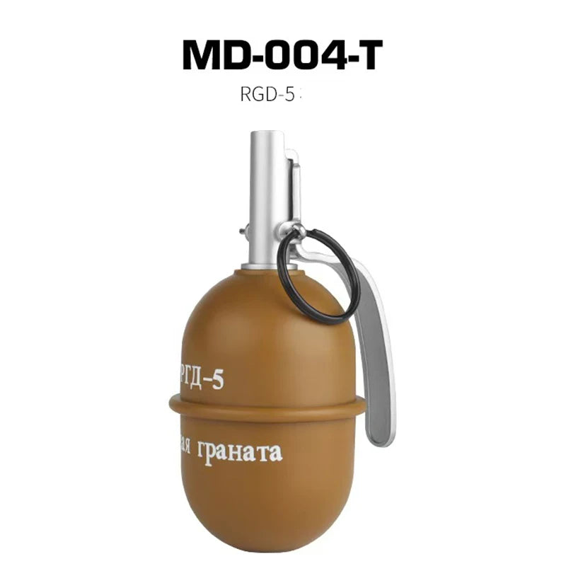 Grenade Factice Plastique RGD-5 / F1 – Modèle Simulation Cosplay Cinéma Décoration