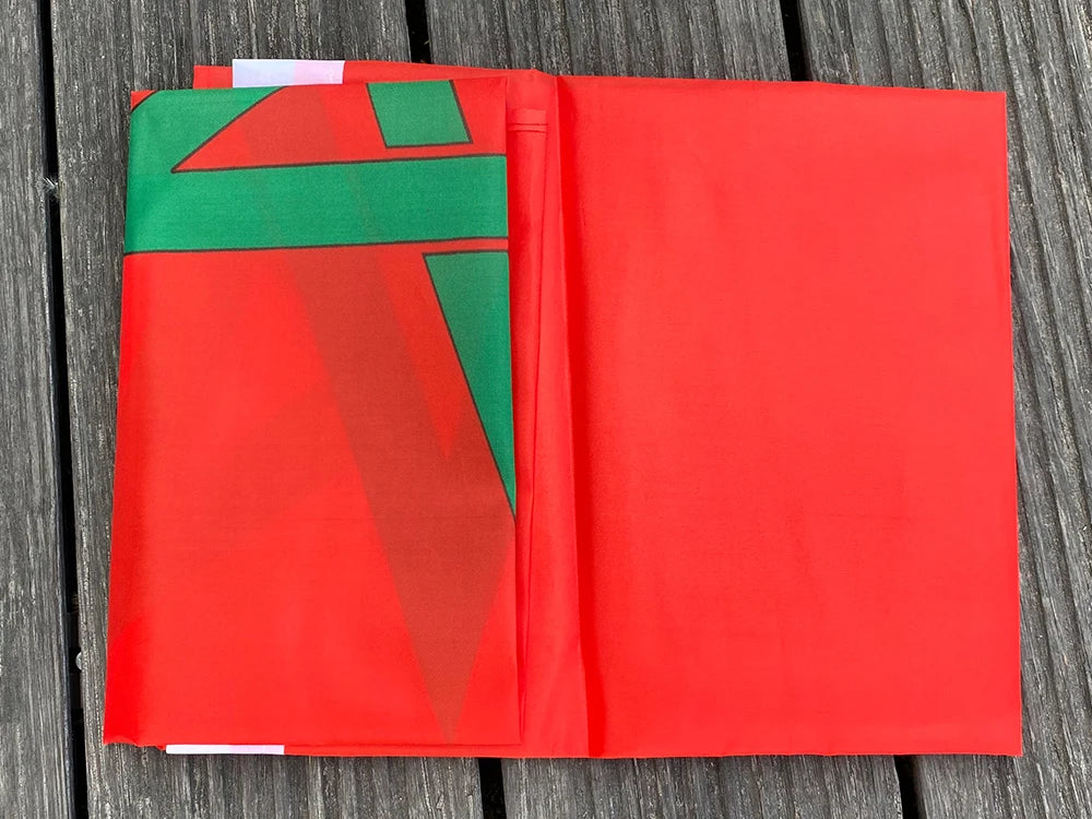 Drapeau du Maroc - 90 x 150 cm - Bannière de décoration murale BLACKBEARD OUTDOOR INDUSTRIES