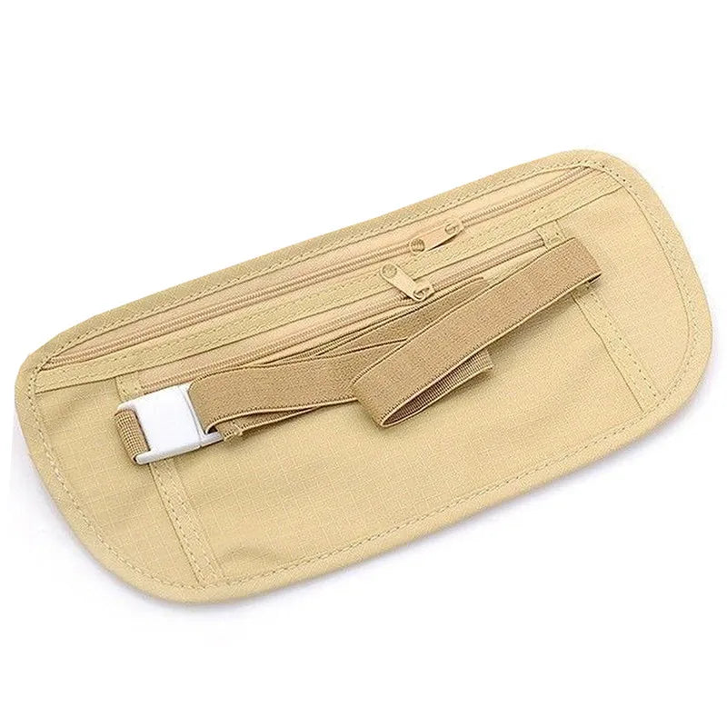 Ceinture Pochette de Voyage Sécurisée – Unisexe, Ultra-fine, Noire - BLACKBEARD OUTDOOR INDUSTRIES