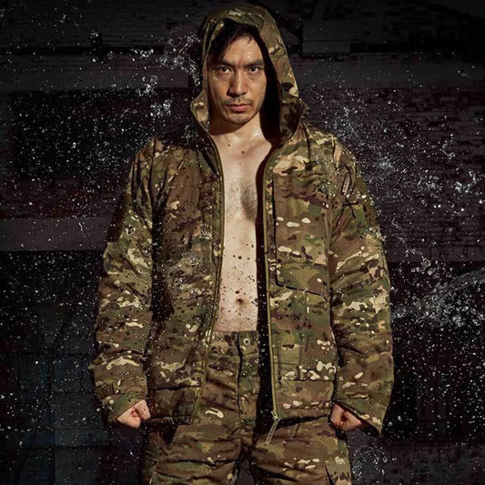 Veste Tactique Homme Camouflage CP – Thermique Réfléchissante, Imperméable, Multi-Poches, Capuche - BLACKBEARD OUTDOOR INDUSTRIES