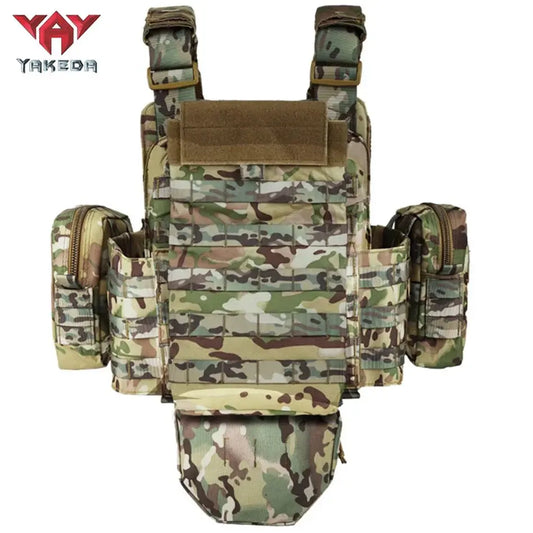 YAKEDA Plate Carrier Tactique – Gilet Modulaire avec Poches Incluses Ma boutique