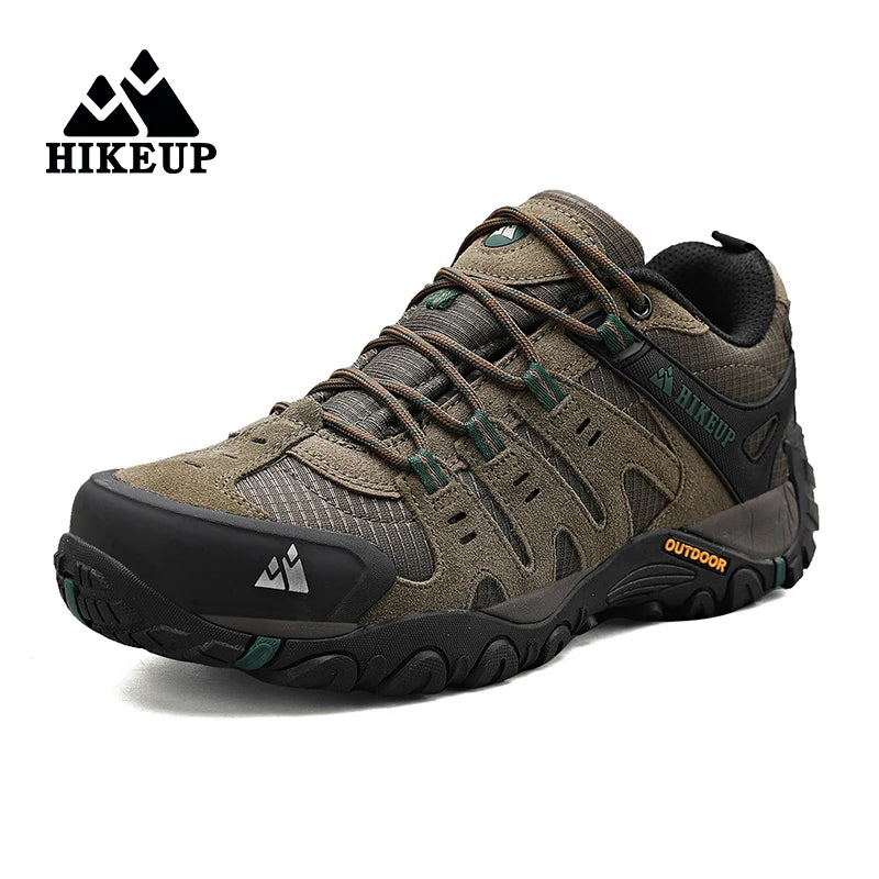 Chaussures de Randonnée Homme Cuir Suède – Trekking, Marche, Chasse, Usage Tactique, EU 41-45