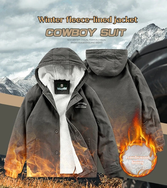 Parka Homme Hiver À Capuche — Rembourré Coton, Doublure Polaire, Coupe Ample | M à 4XL - BLACKBEARD OUTDOOR INDUSTRIES