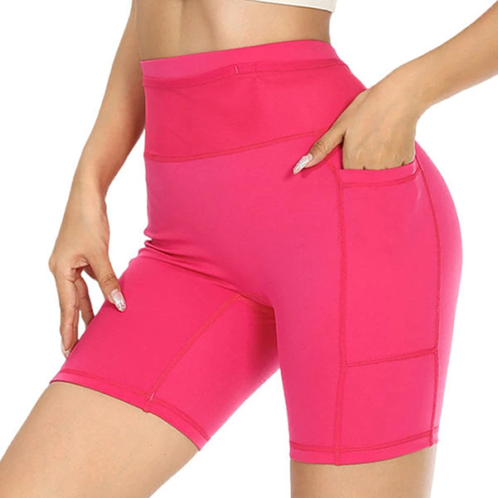 Legging short femme à poches pour le sport