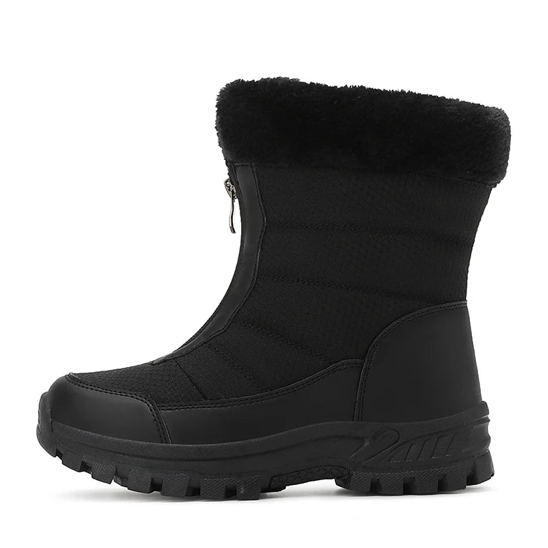 Bottes neige femme doublées fourrure
