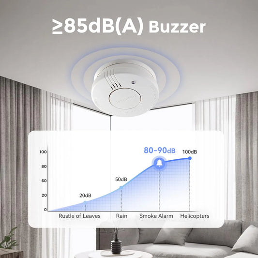 Détecteur de Fumée SA10 – Alarme de Fumée et Incendie avec Batterie Remplaçable 9V - BLACKBEARD OUTDOOR INDUSTRIES