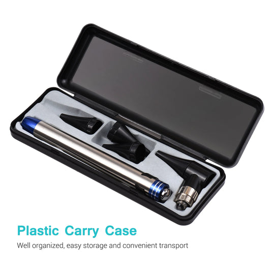 Kit de Diagnostic 2 en 1 – Otoscope et Outil de Diagnostic des Yeux avec Lumière LED et Embouts Remplaçables de 4mm - BLACKBEARD OUTDOOR INDUSTRIES