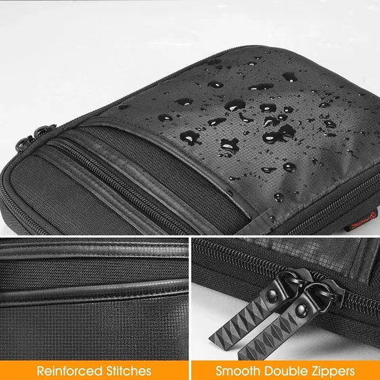 Sacoche avec holster tactique dissimulé pour pistolet — EDC bandoulière/ceinture en nylon 1000D étanche, multi-poches - BLACKBEARD OUTDOOR INDUSTRIES