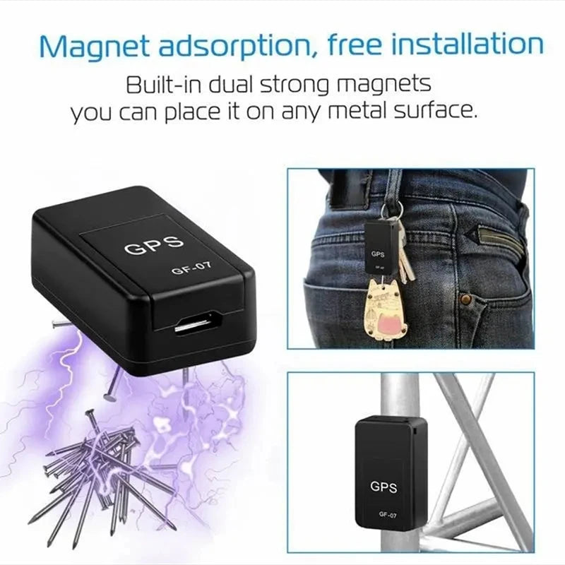 Mini Traceur GPS Magnétique GF07 – Localisation Véhicule, Moto, Animaux & Personnes via App