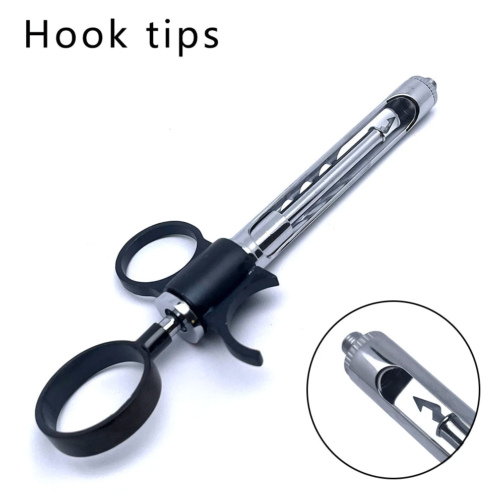 Seringue Dentaire Aspirante Inox 1,8 ml – Embouts Sharp & Hook Inclus