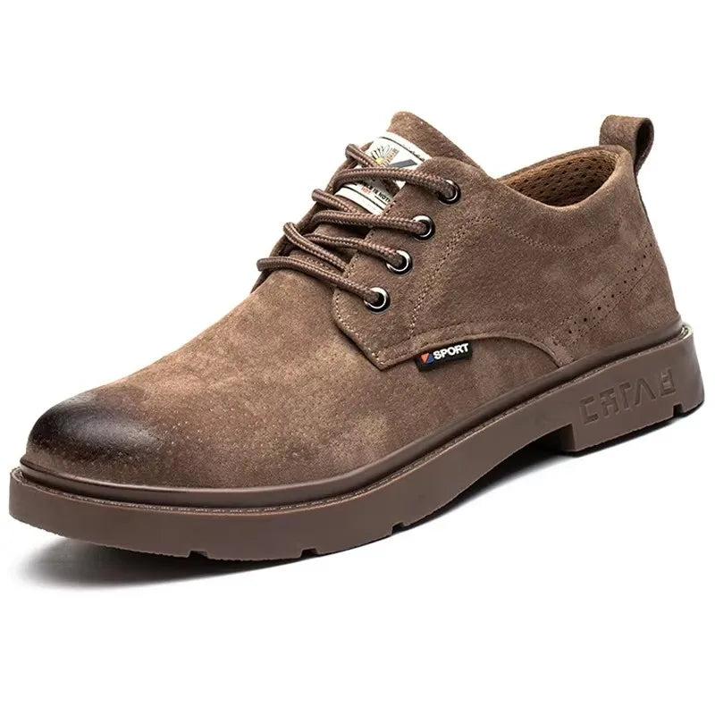 Chaussures à Coque Homme Cuir Véritable – Sécurité Classique