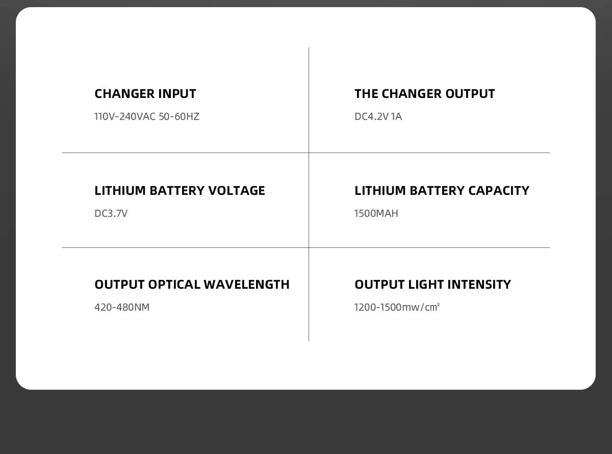 Lampe à Photopolymériser Sans Fil – AZDENT | LED Haute Puissance 1200–1500 mW/cm² Ma boutique