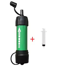 Paille Filtrante Camping – Filtre à Eau 99,99% Bactéries – Survie & Randonnée