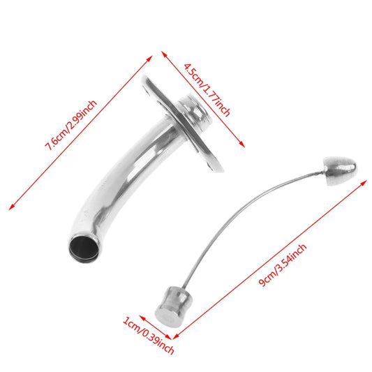 Canule de Trachéotomie Médicale en Métal - 12 mm Acier Inoxydable Ma boutique